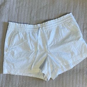 Loft white eyelet shorts size XL
